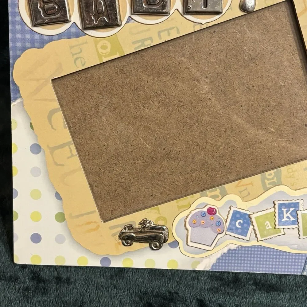 Baby Decorative Photo Frame 4x6 Cupcake Car Baby